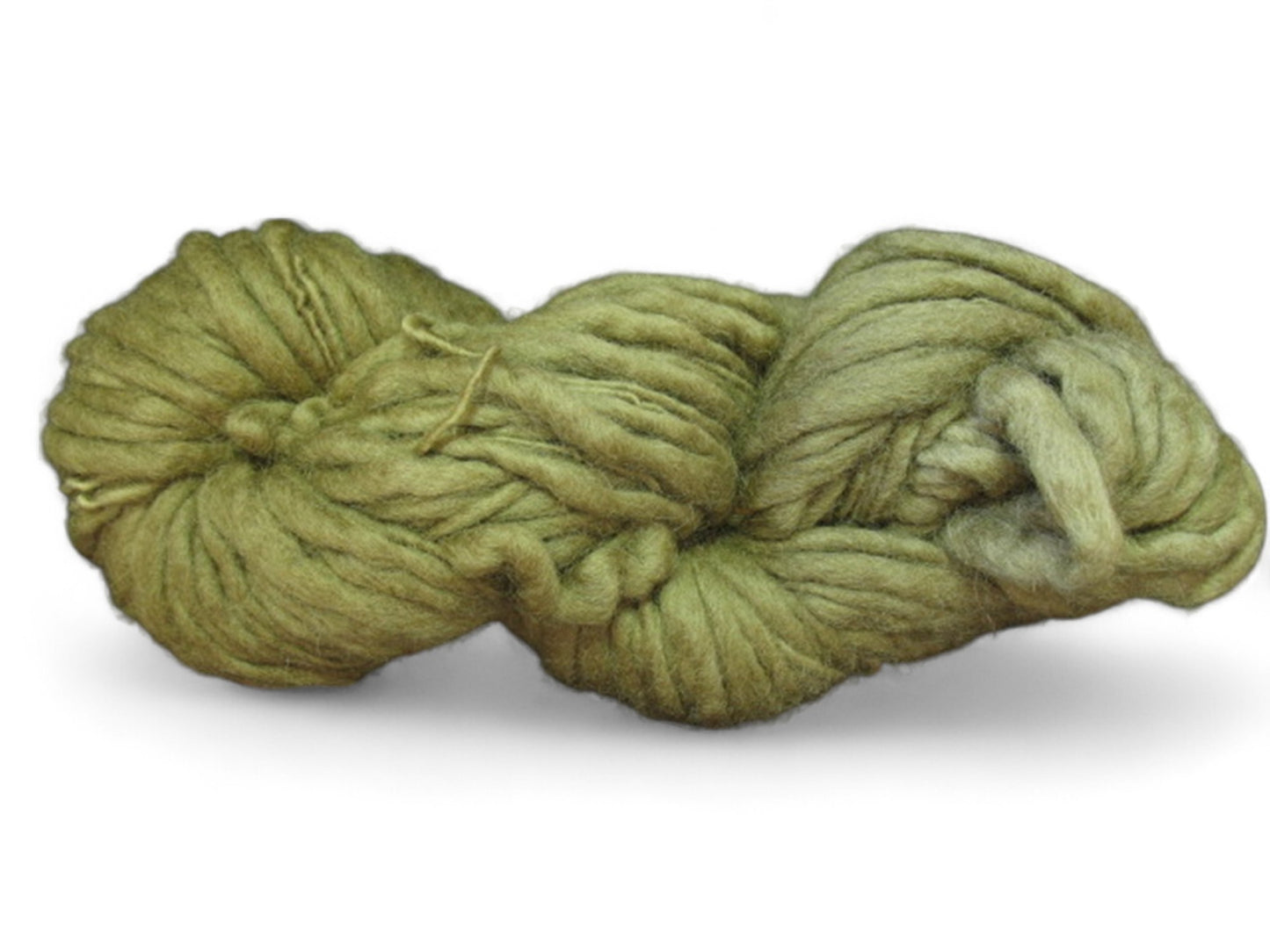 HANDSPUN WOOL l Skin Safe l Merino l Bulky l Color Olive