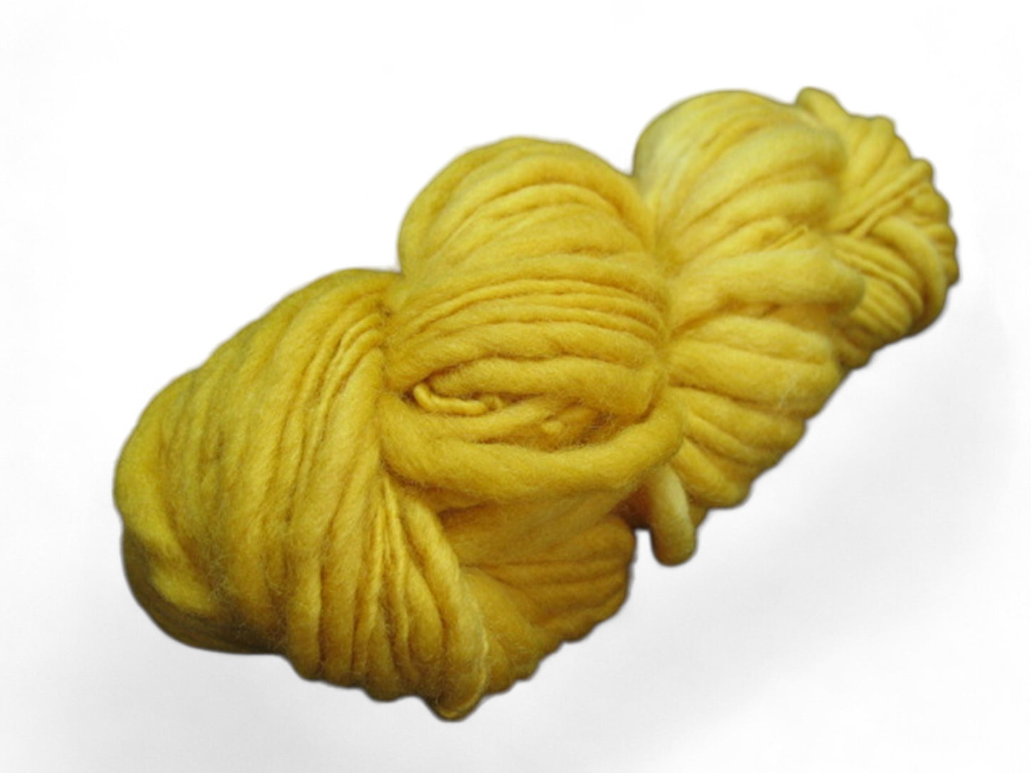 Merino Wool Yarn l HANDCRAFTED l Bulky l Sunflower (1 skein)