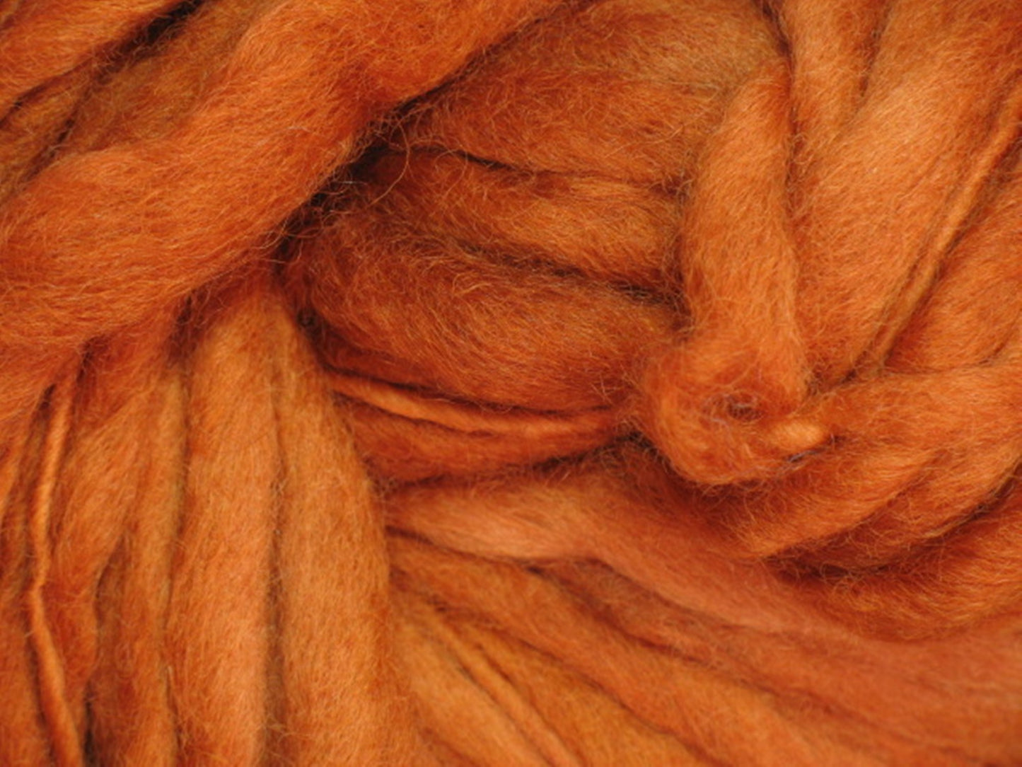 HANDSPUN WOOL l Skin Safe l Bulky l Color Burnt Orange