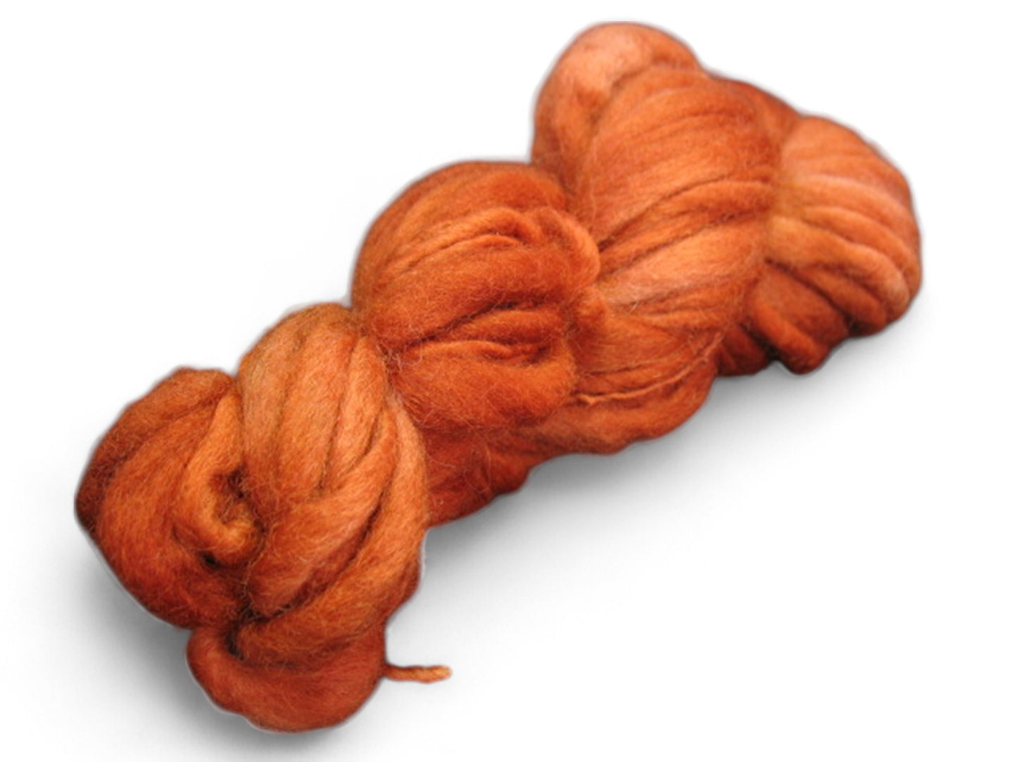 HANDSPUN WOOL l Skin Safe l Bulky l Color Burnt Orange