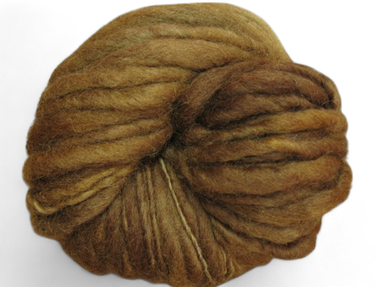 HANDSPUN WOOL l Skin Safe l Bulky l Color Brown Cigar