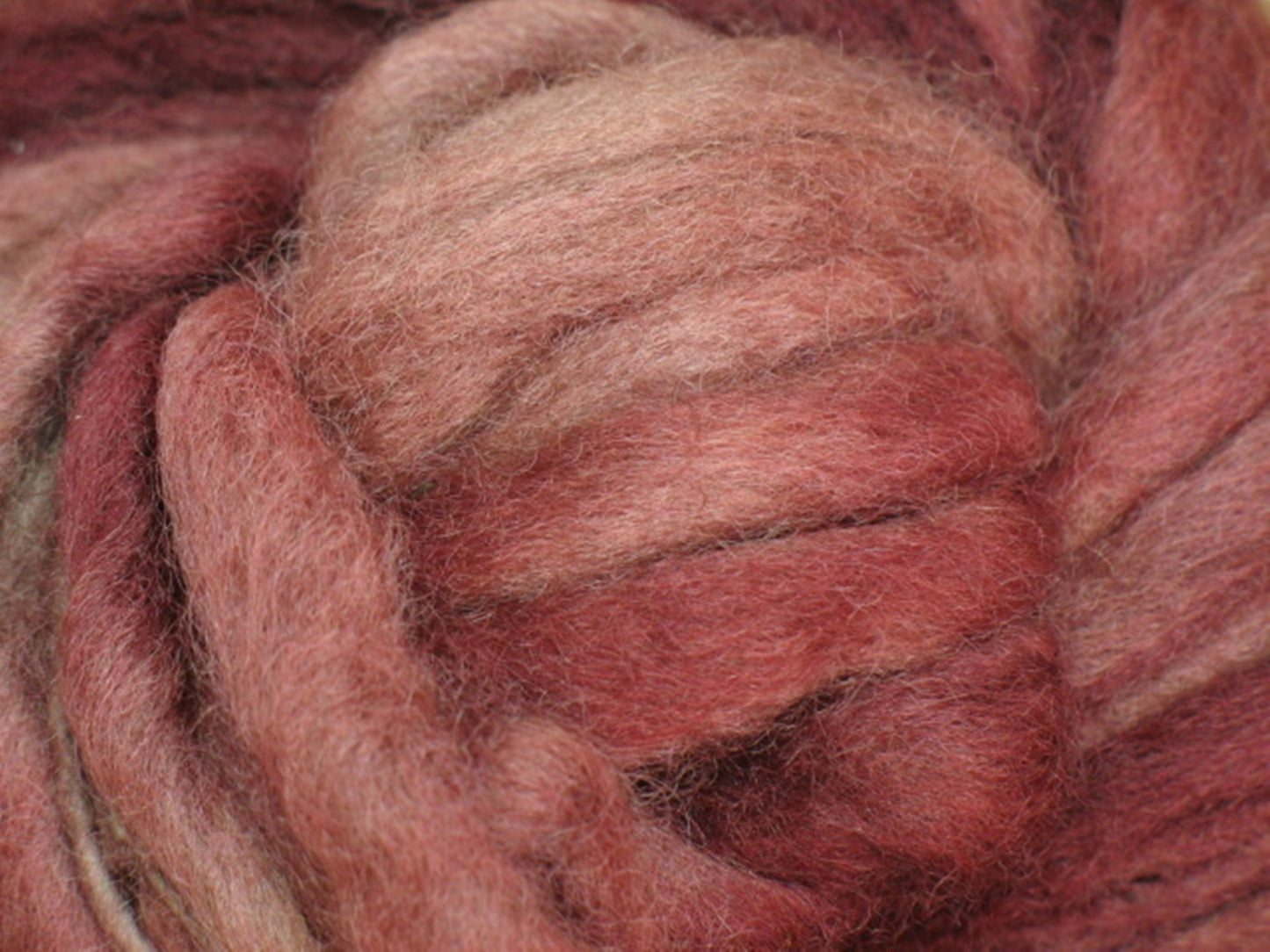 Handspun on Merino Wool Yarn l Hand Dyed on Apple Butter Color