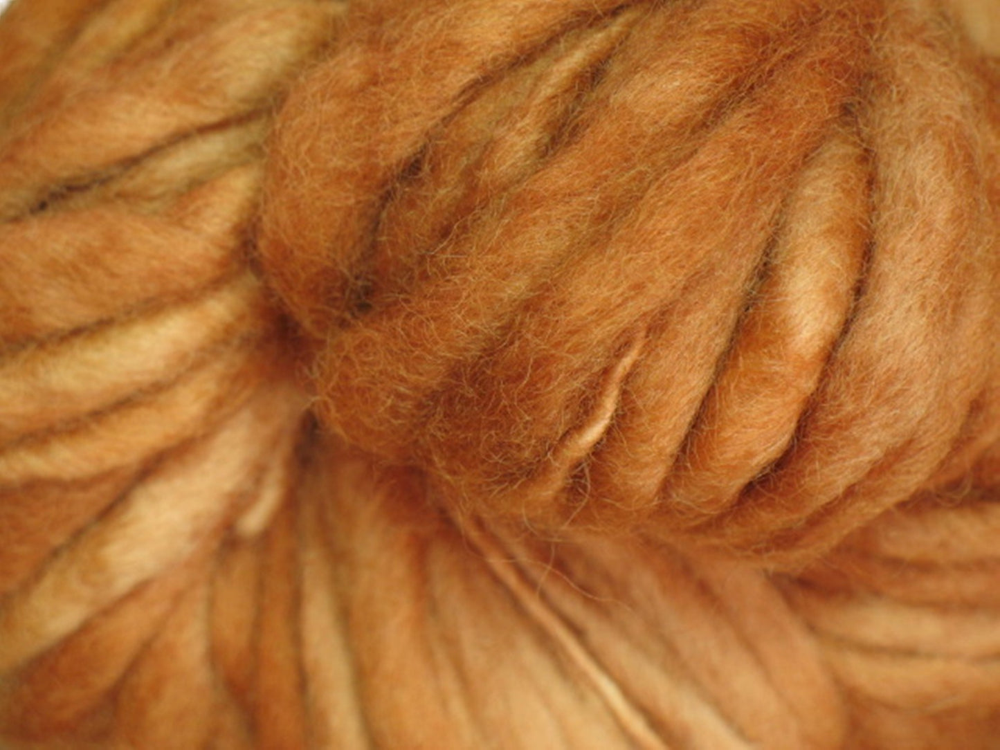 Handspun on Merino Wool Yarn l Hand Dyed on Caramel Color