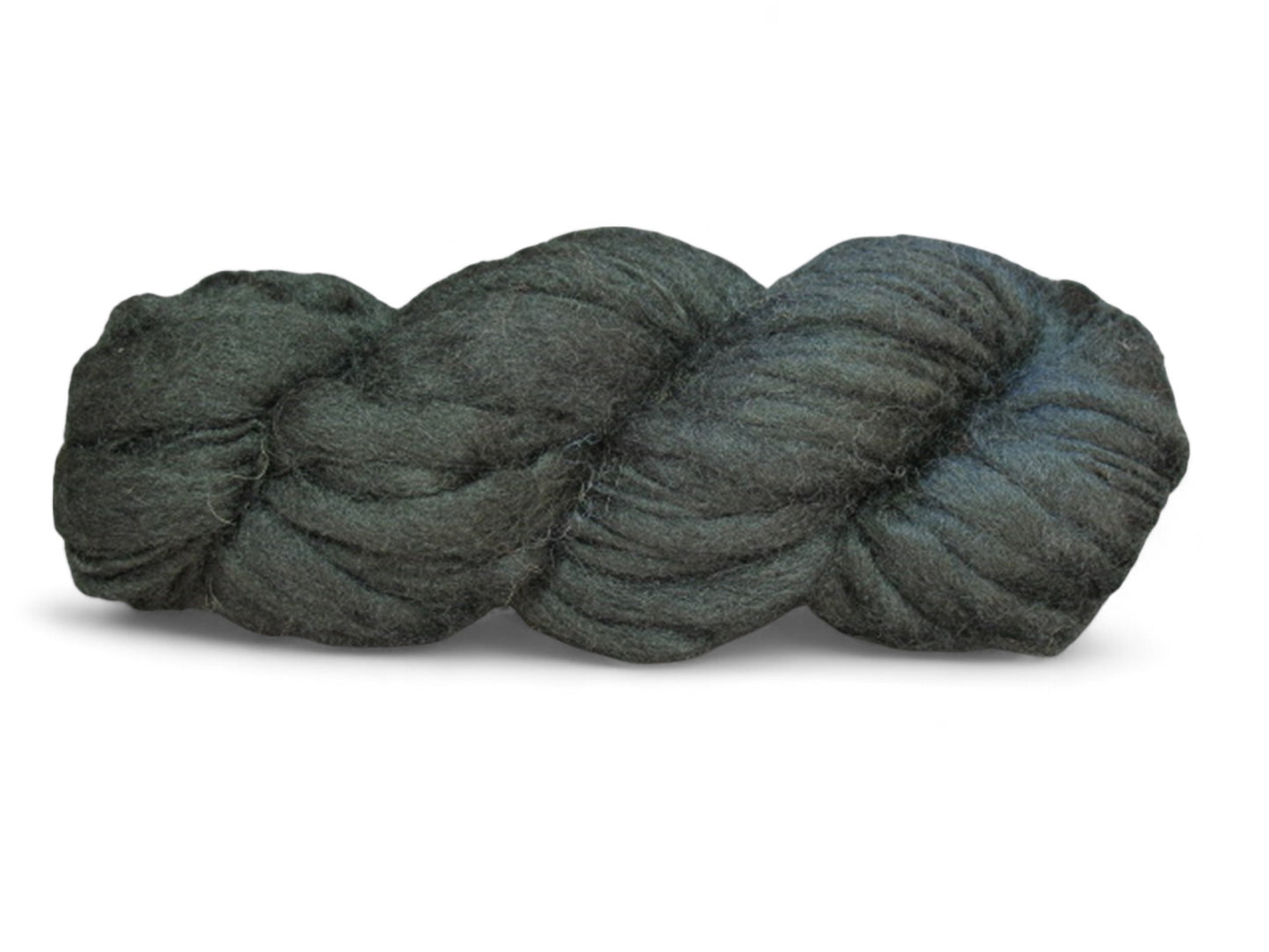 Handspun on Merino Wool Yarn l Hand Dyed l Marbled Black